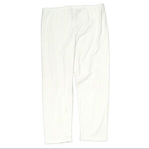 Ally B white Capri legging large pant 14